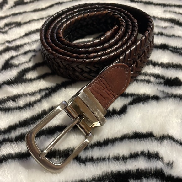 AAF Reversible Woven Leather Belt - Picture 2 of 7